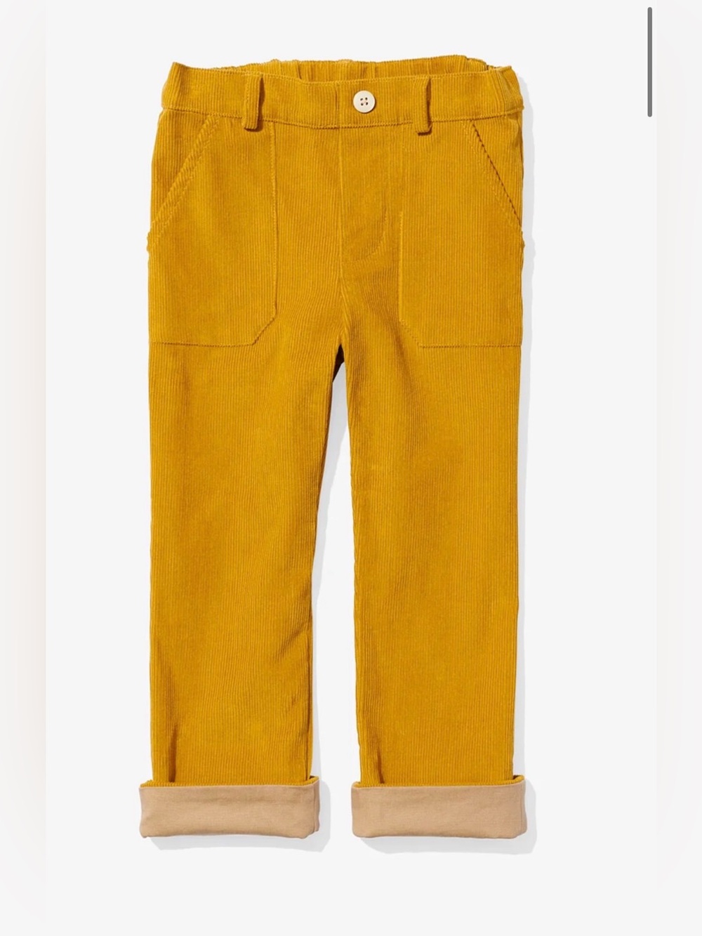 Oso & Me Mustard Corduroy Pants Sz 8
